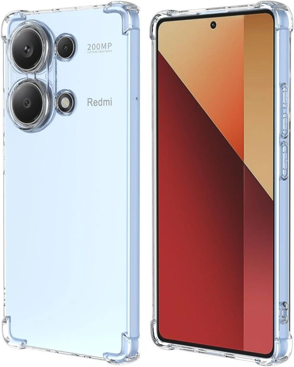 Luxuriöse, klare, stoßfeste Hülle für Xiaomi Redmi Note 13 12 11 Pro Plus, Handyhülle auf Redmi Note 10 9 PRO MAX 10S 9S Rückseite – Detail 7