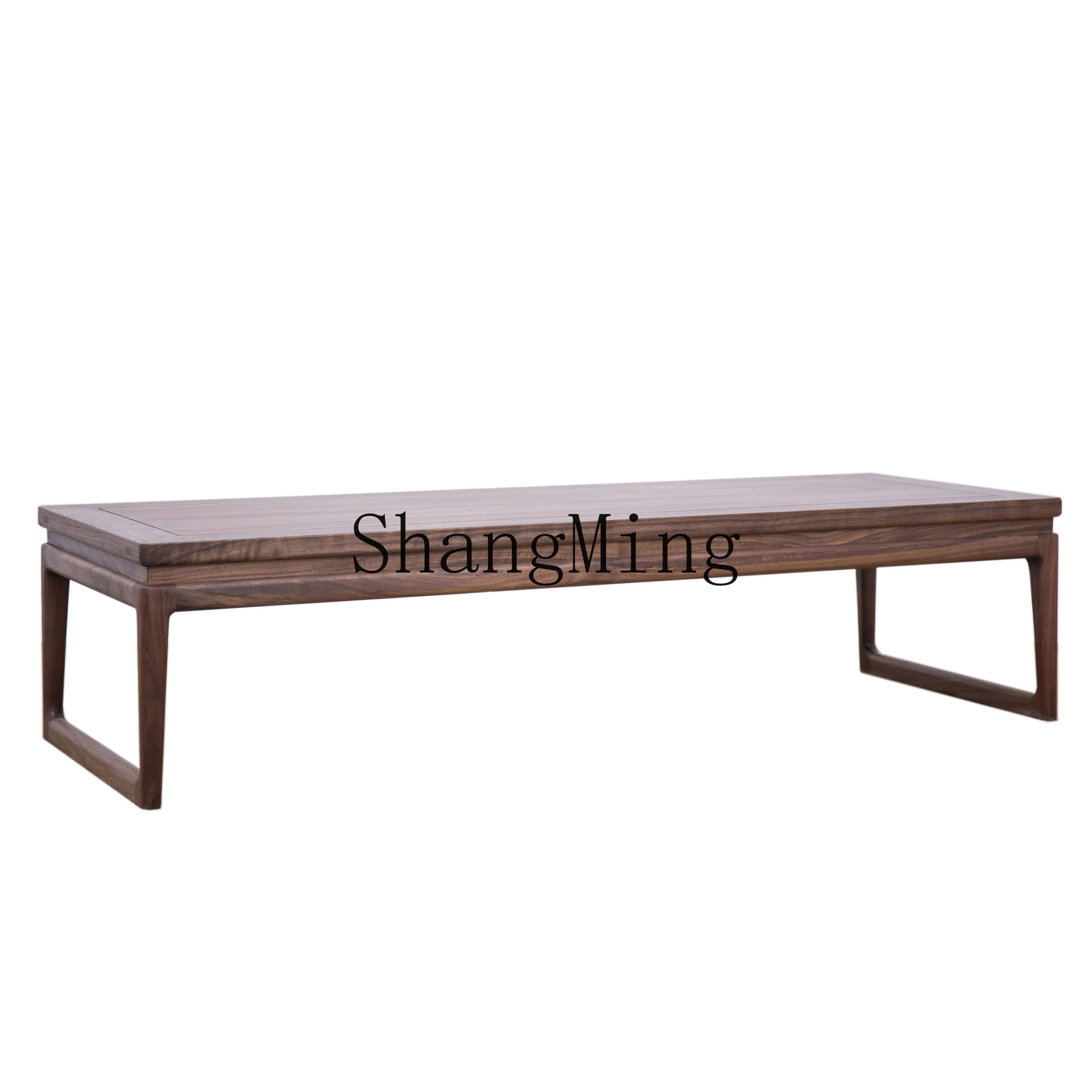 

ZYY household solid wood coffee table bay window table Kang several old elm new Chinese balcony tea table