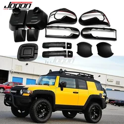 Exterior Accessory For Toyota FJ Cruiser 2007-2022 Rearview Mirror Cap Handle Bowl Cover Fuel Tank Cap Taillight Fog Light Trim