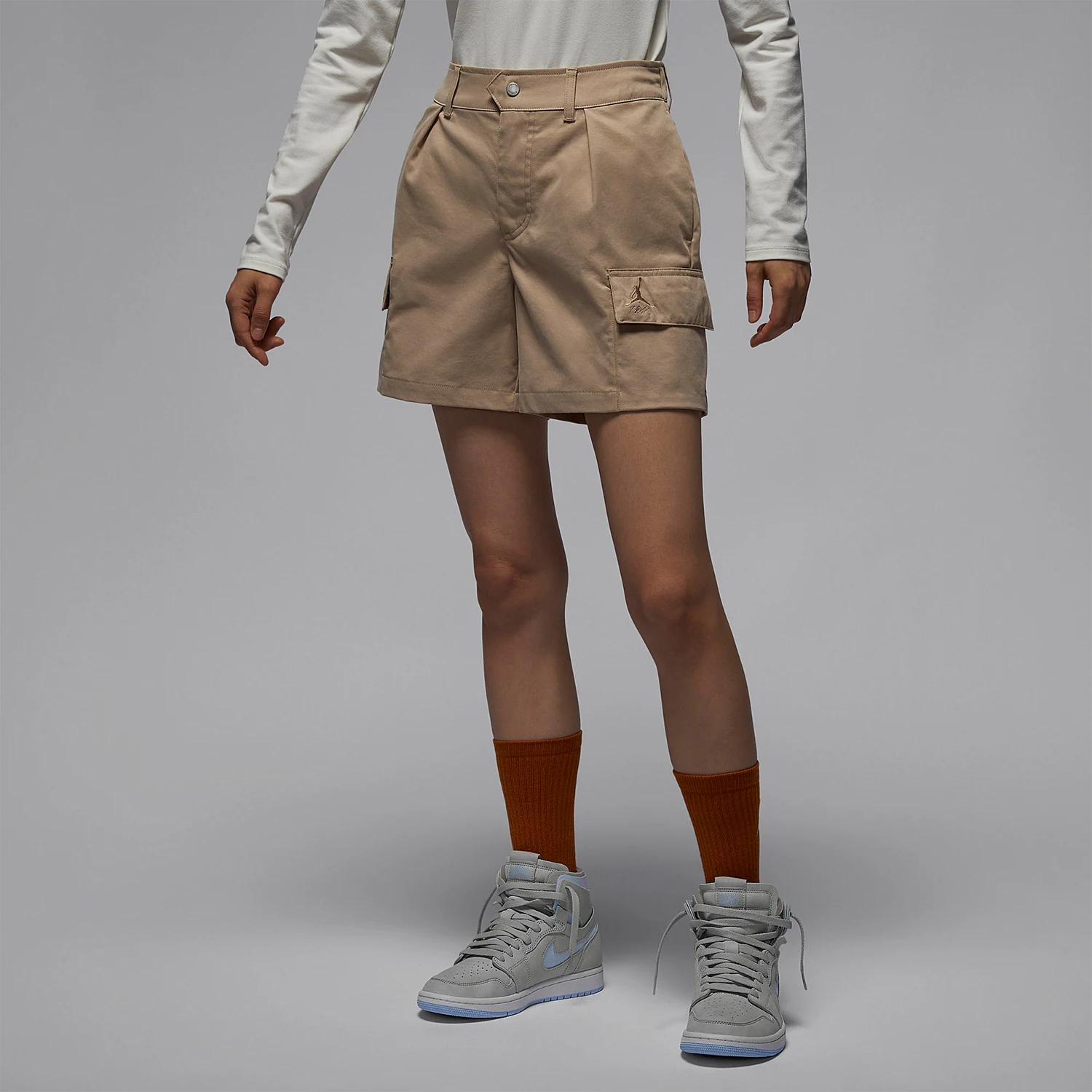 

Nike Official Authentic JORDAN Women's Training Sports Woven Cargo Shorts FN5682-244