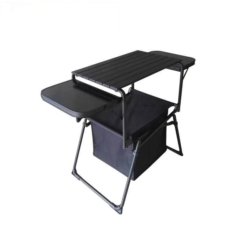 

Outdoor China Foldable Table Kitchen Set Roll up Aluminum With Camping Storage Bag