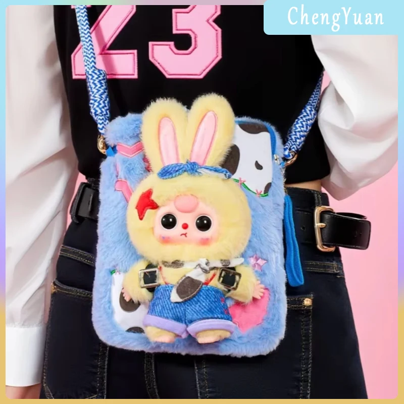 

New Genuine Baby Three Travel Mobile Phone Bag Series Blind Box Cute Shoulder Bag Detachable Pendant Practical Girl Gift