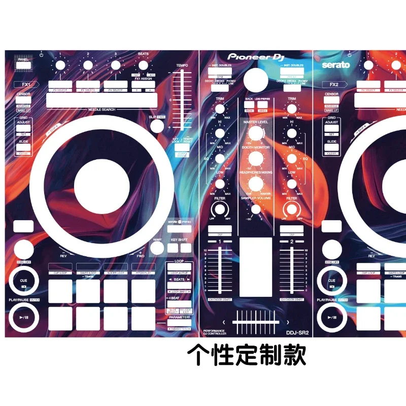 

Pioneer DDJ-SR2 Controller Panel Film. Disk Recorder Personality Colorful Stickers,