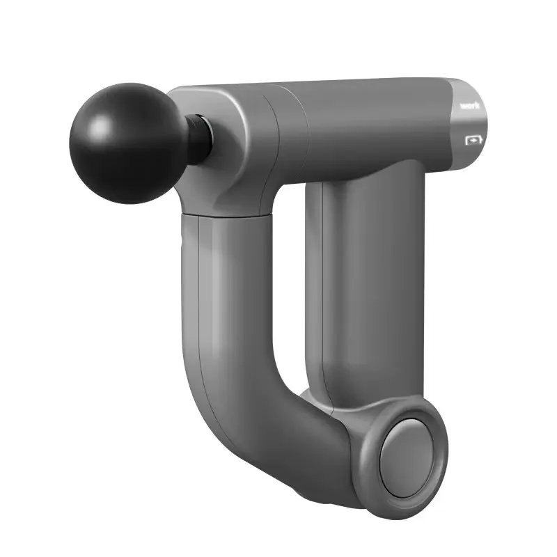 

Пистолет для массажа глубоких мышц, складной фасциальный пистолет, электрический ударный пистолет-массажер для тела, шеи, спины, ног, фитнес-инструмент 32 уровня