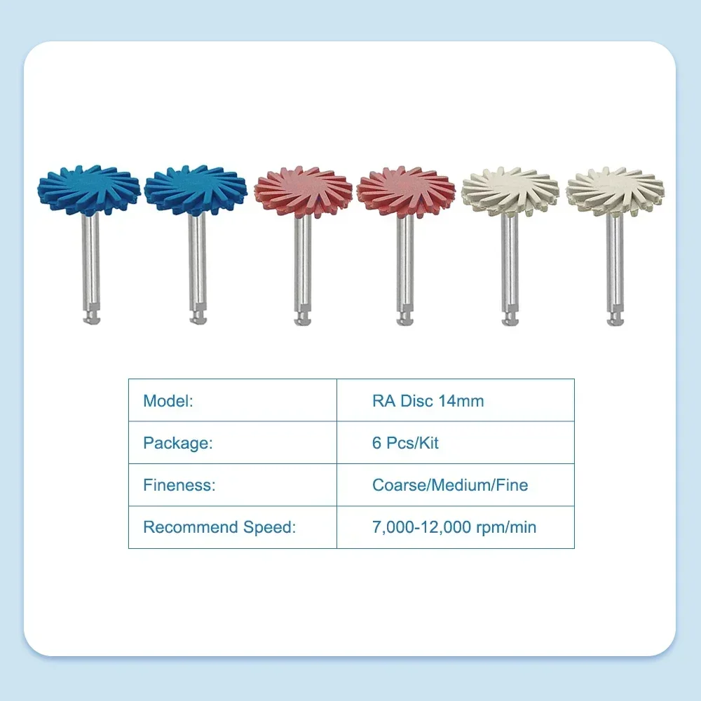 Kit cakram pemoles Resin komposit gigi, perlengkapan roda cakram pemoles berlapis Resin komposit untuk bahan pemutih gigi