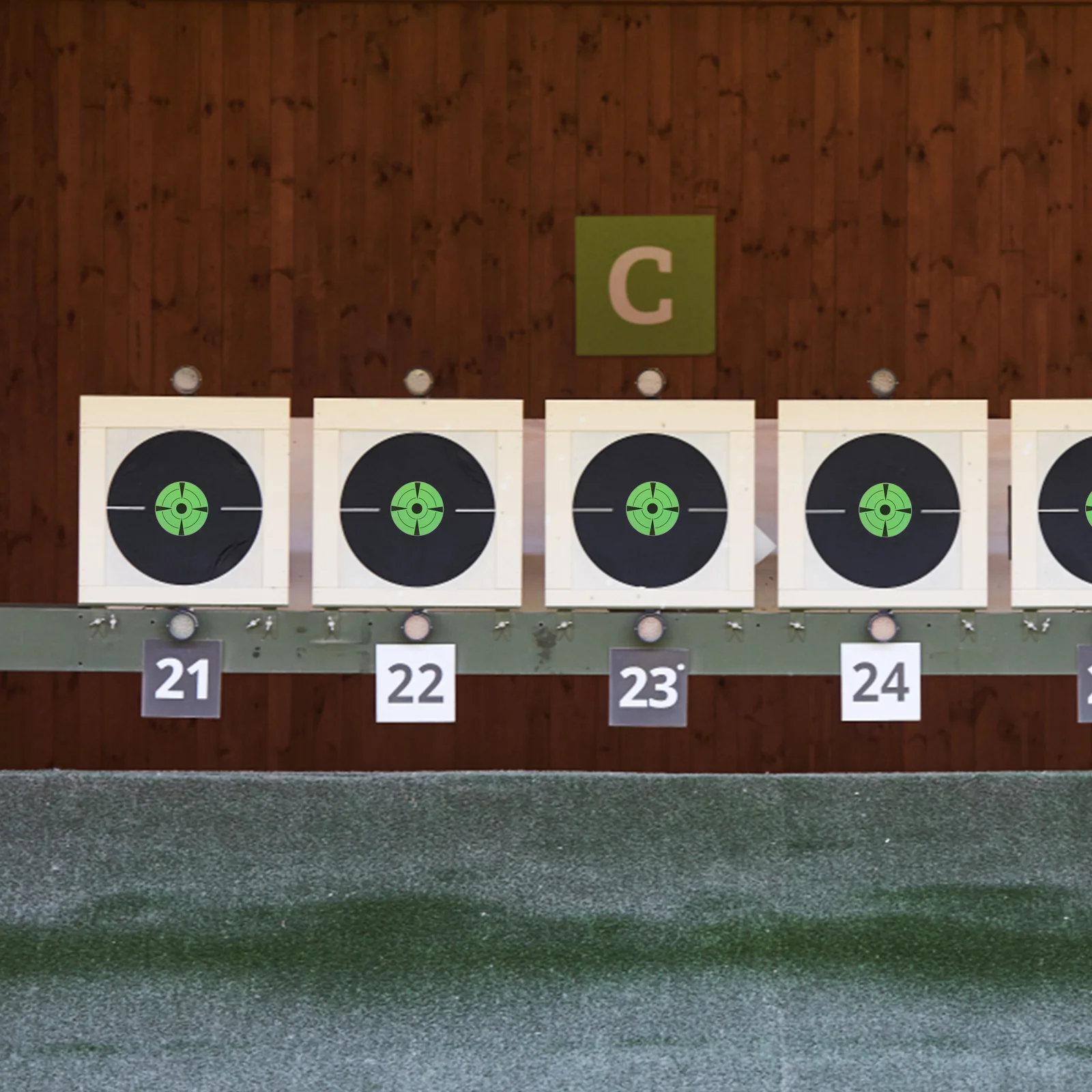 

Fluorescent Stickers Adhesive Fluorescent Sticker Round Practice Pasters For Indoor Outdoor Use