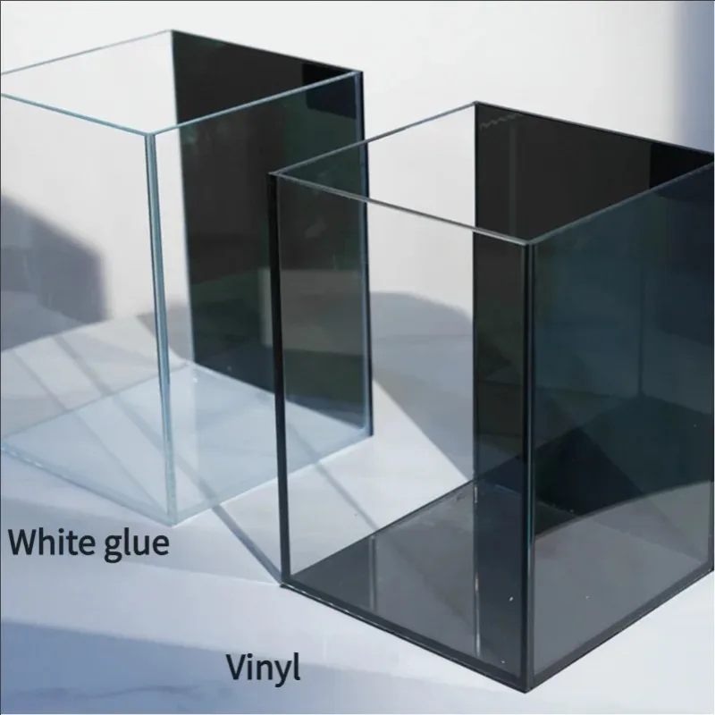 

Factory Price Super White Glass Fish Tank Living Room Aquarium Desktop Betta Ecological Bare Tank Fish Tank