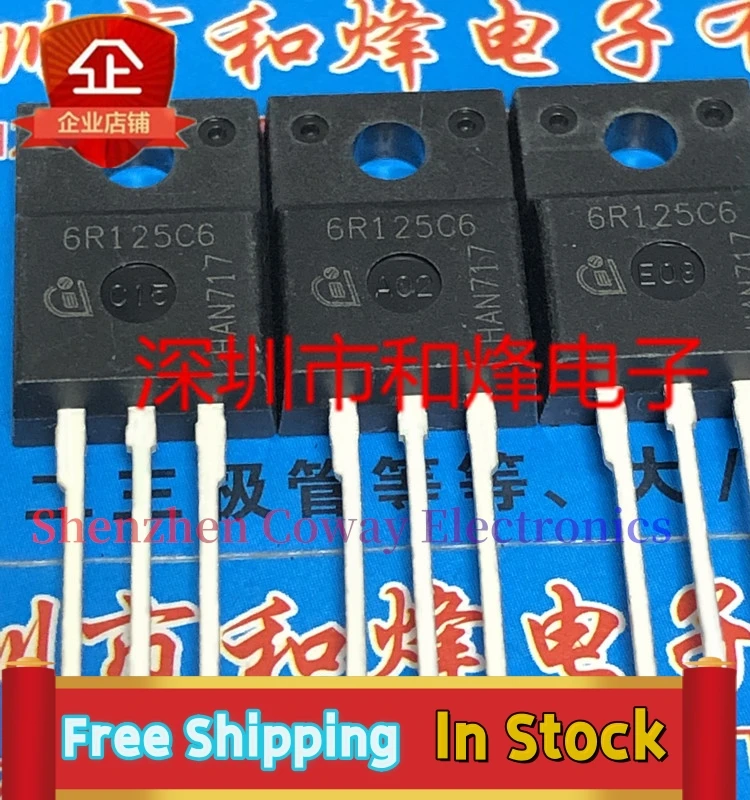 10PCS-30PCS  IPA60R125C6 6R125C6  TO-220F 650V 89A   In Stock Fast Shipping