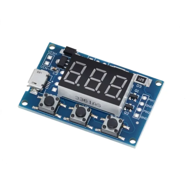 2-channel PWM pulse frequency duty cycle adjustable module square wave rectangular wave signal generator stepper motor drive