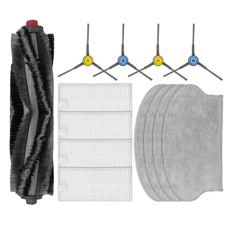 SANQ untuk Midea M6 / Midea VCR21LDSW Robot Penyedot Debu Bagian Rol Mian Sikat Samping Aksesori Filter Pel