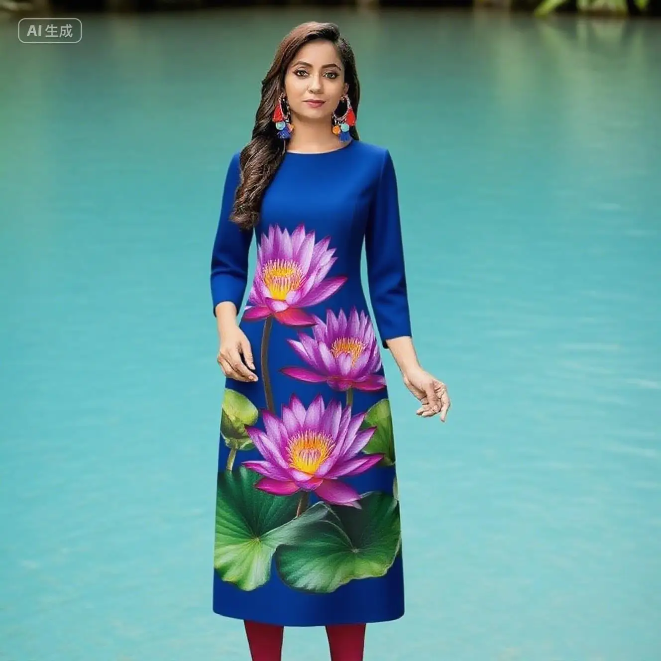 فستان مريح على الموضة للنساء من كورت المسلمات أنبوب مستقيم عرقية فيستيتي بحاشية شق مغربية دونا أبيتو دونا Musulmana #5