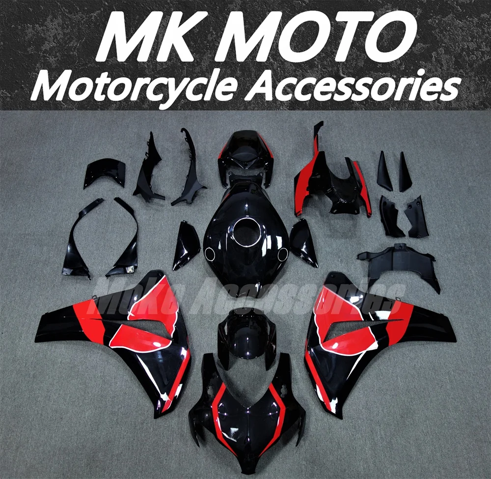 Moke moto Motorcycle Fairings Kit Fit For Cbr1000rr 2008 2009 2010 2011 Bodywork Set High Quality Injection New Red Black bull