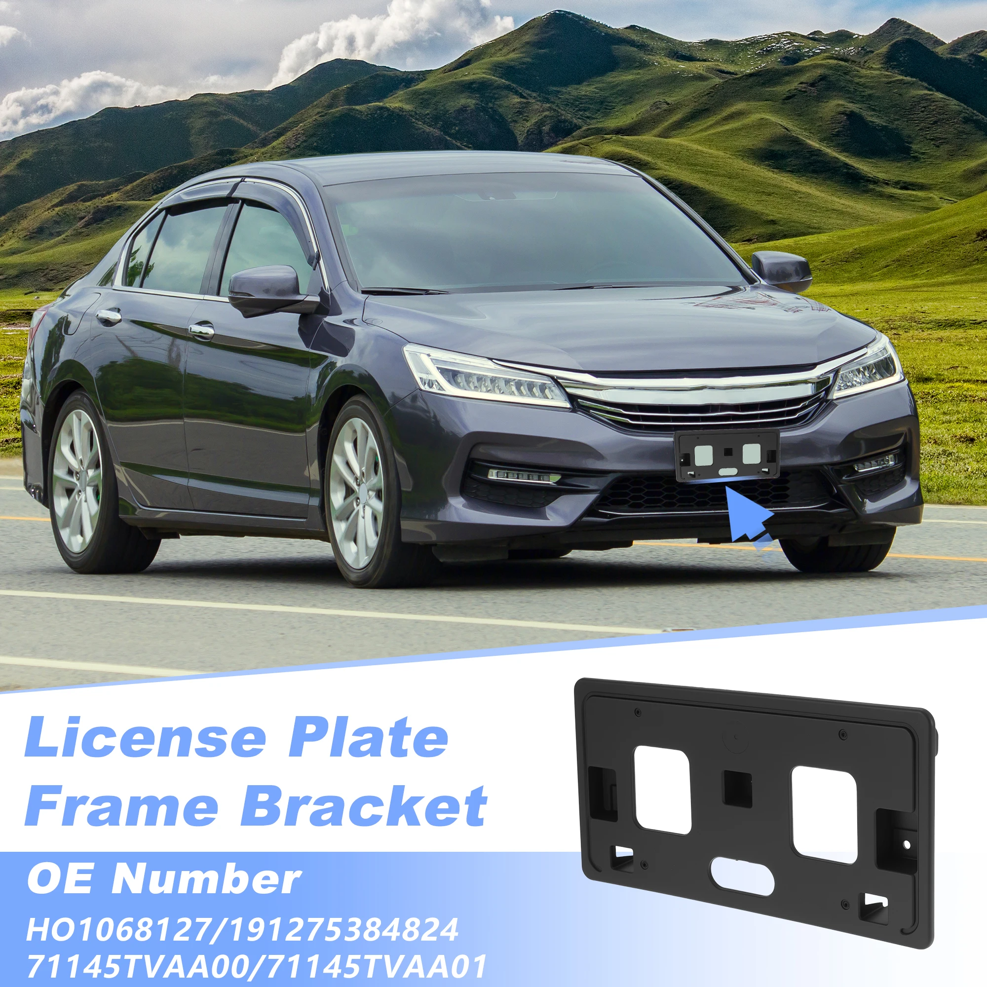 UXCELL License Plate Bracket for Honda Accord 2018-2020 HO1068127