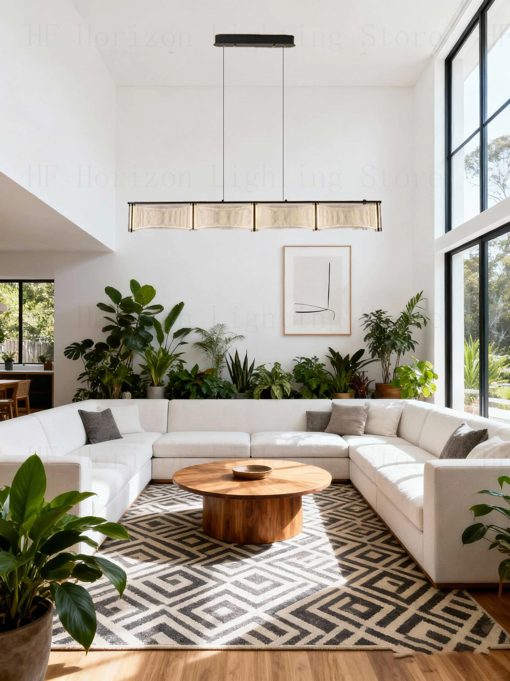 ثريا سقف معاصرة ومصابيح معلقة لغرفة الطعام وغرفة المعيشة تركيبات إضاءة معلقة داخلية مع تعليق l