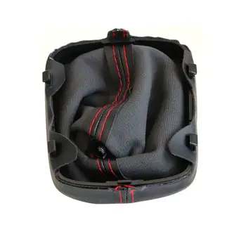 適用於Audi A3 S3 8P 2003-2013 的 6/5 速紅線手排變速桿真皮換檔桿球頭防塵套 8 最佳銷售 奧迪A3 8P檔把 - №3