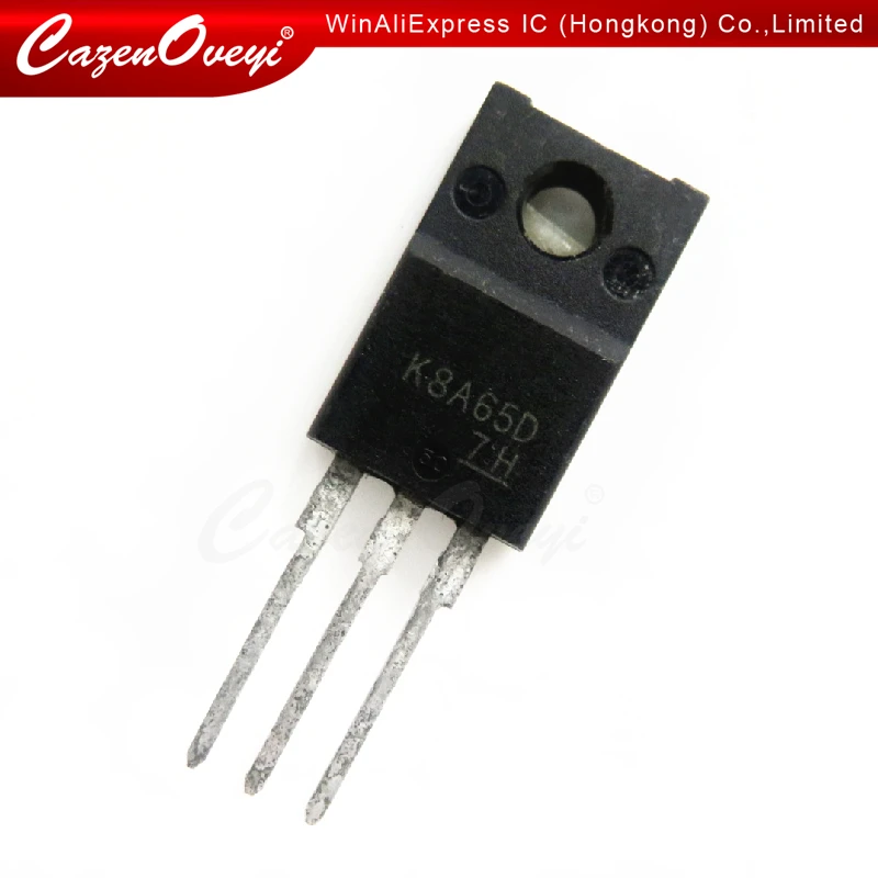 10pcs/lot TK8A65D TK8A65 K8A65D TO-220F 650V 8A new original In Stock