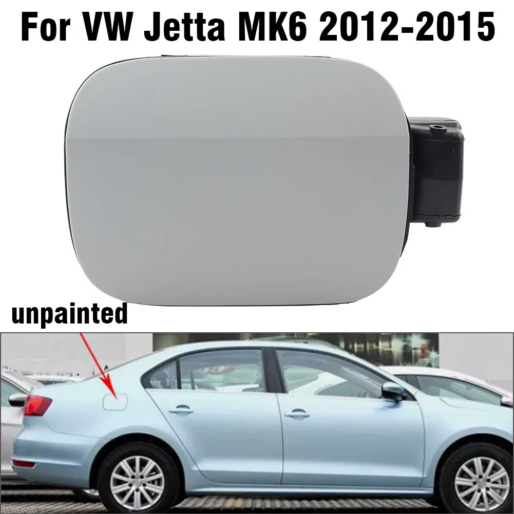 

Unpainted Gas Fuel Filler Tank Lid Flap Cover For VW Jetta MK6 2012-15 16D809857