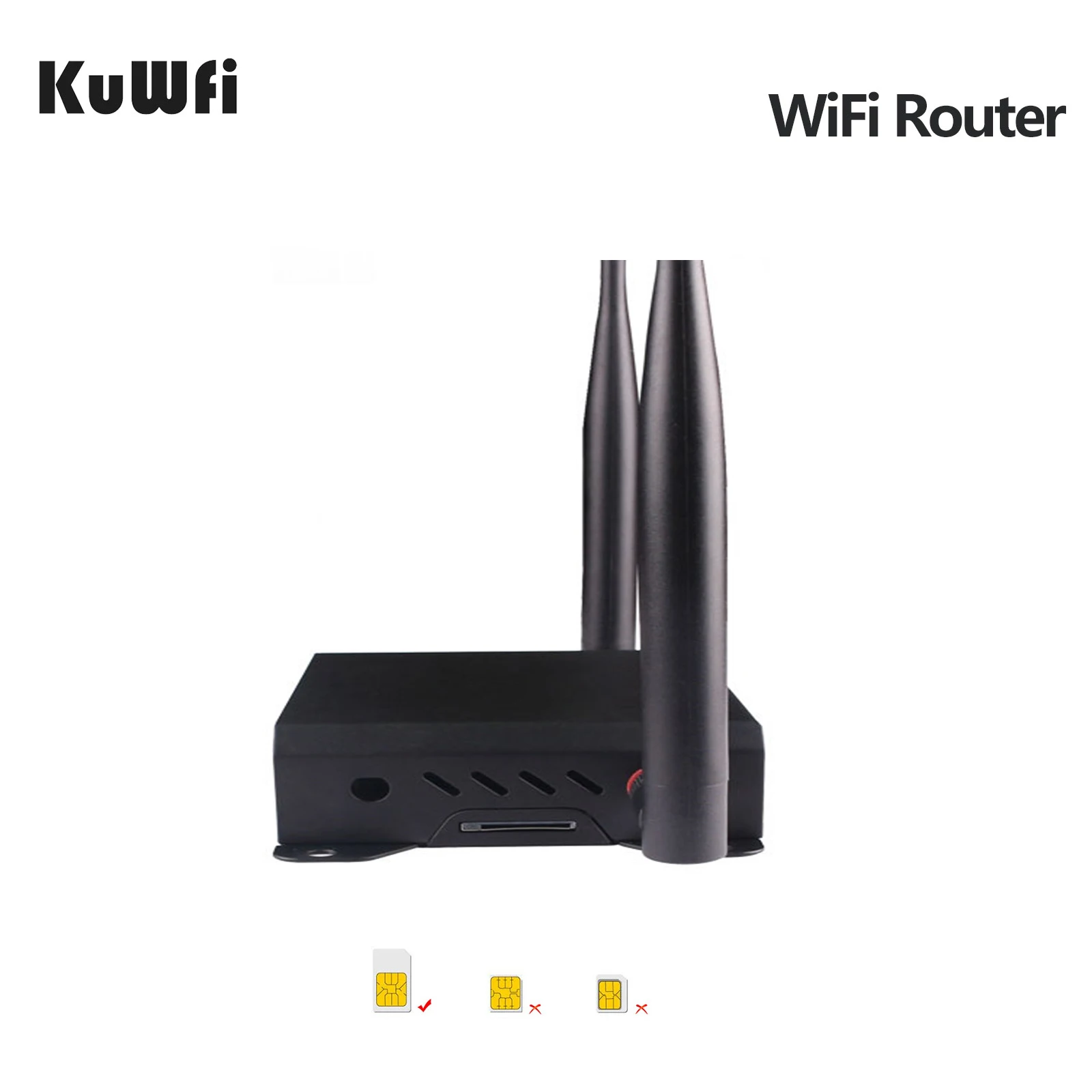 KuWFi Newest 300Mbps Wireless Router 2.4Ghz Long Range Wifi Repeater Wifi Extender Through Wall Openwrt Wifi Router Home Router