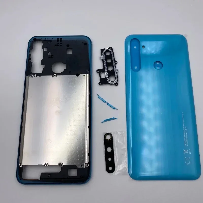 Full Housing Middle Frame Battery Back Cover Case Panel Replacement Parts For Oppo Realme 6i RMX2040