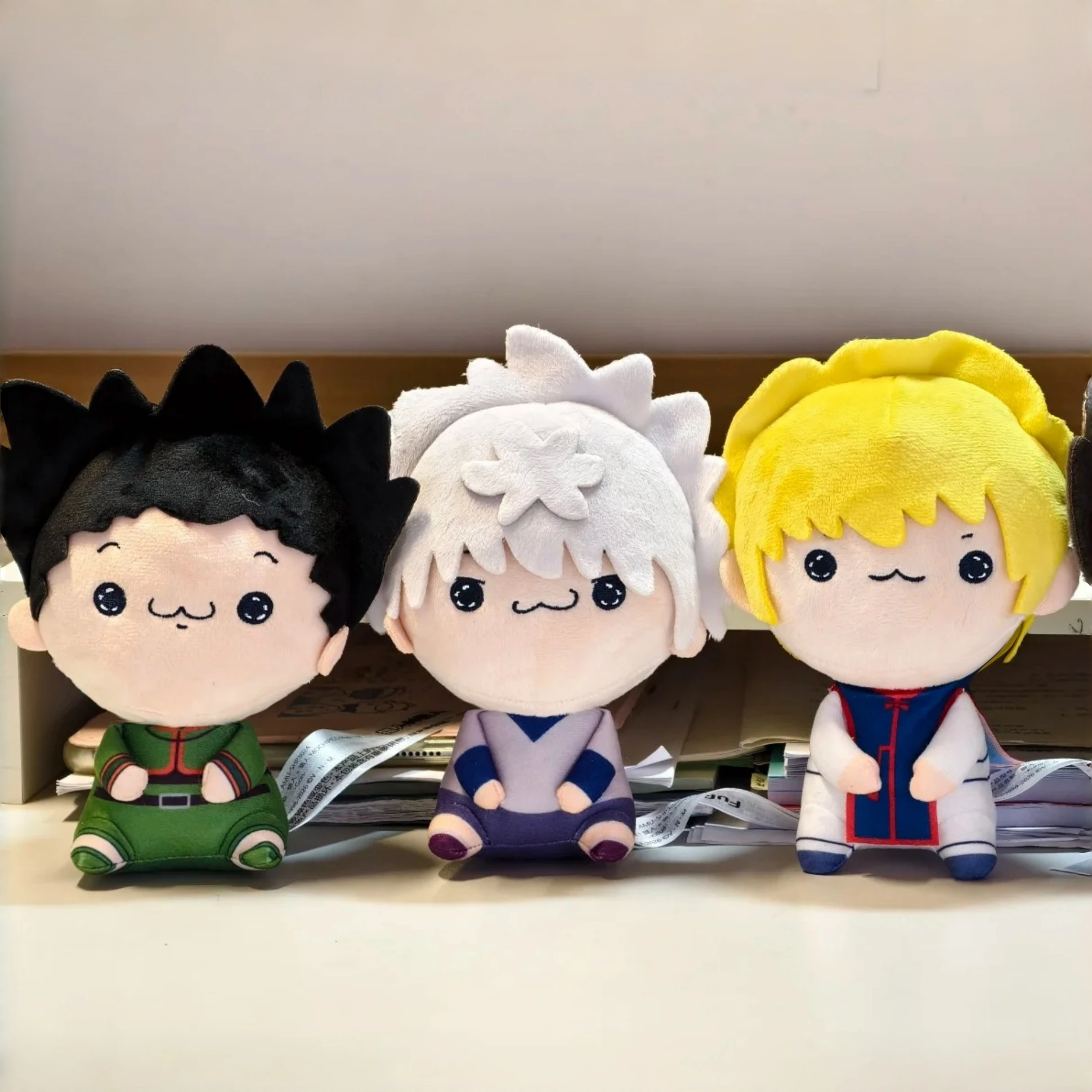 

Furyu Hunter X Hunter Mochipico Plush Doll Toy Gon Killua Kurapika Hisoka Illumi Anime 15cm Stuffed Collectible Plush Toy