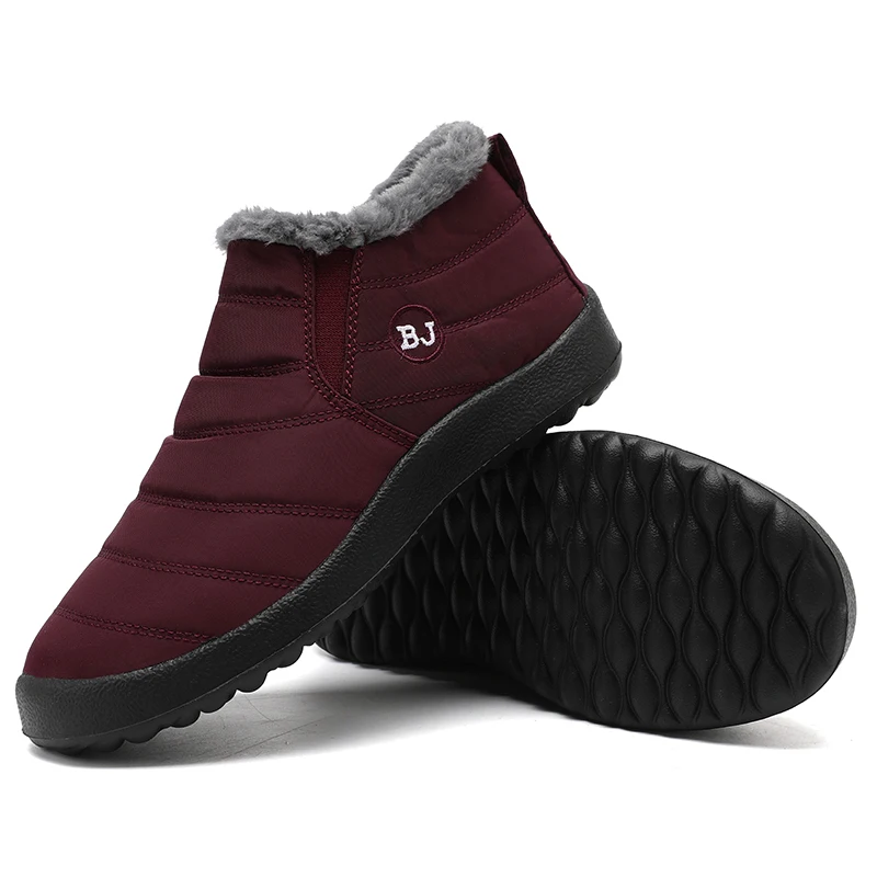 أحذية نسائية ذات منصة قطيفة، أحذية نسائية، أحذية مقاومة للماء للنساء، أحذية ثلج عصرية لفصل الشتاء، أحذية للنساء