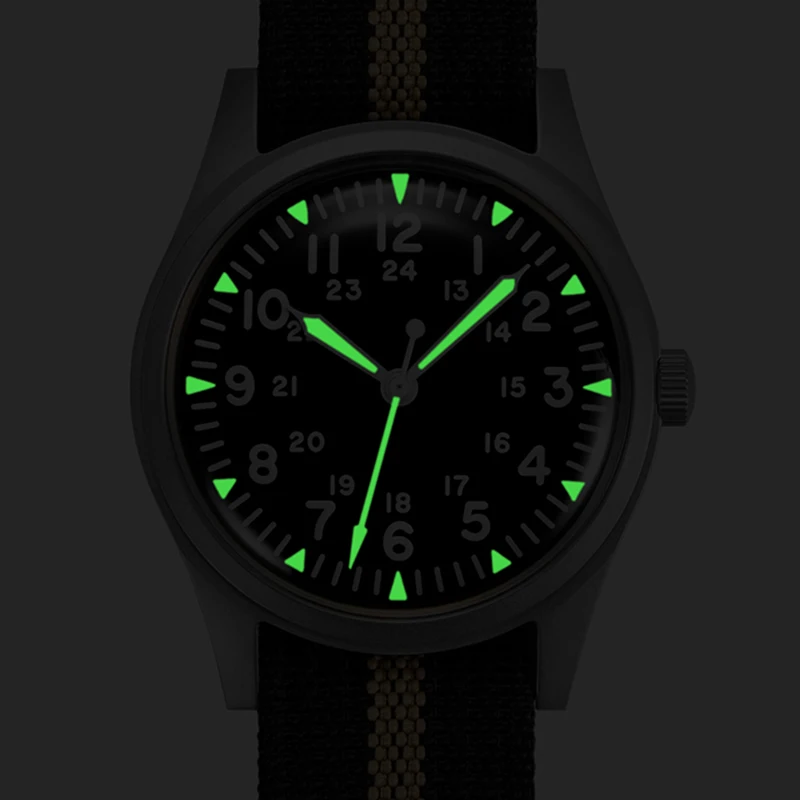 RDUNAE 2025 جديد ساعة كوارتز رجالية ميوتا سوبر 2035 RA03 34.5 مللي متر ريترو العسكرية مقاوم للماء مضيئة الفولاذ المقاوم للصدأ Reloj Hombre