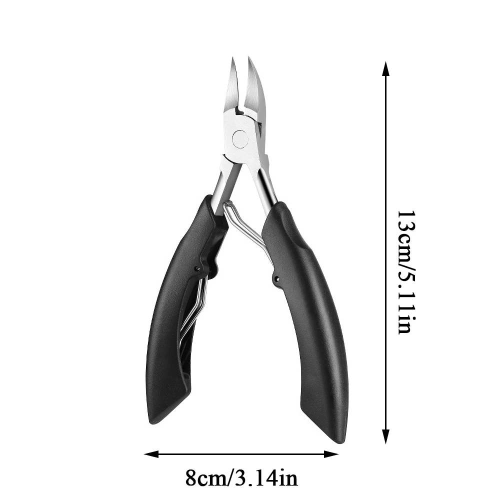 Ingrown Toenail Tool Dead Skin Remover Thick Toe Nail Clippers Cutter Nail Cuticle Scissors Pedicure Curved Manicure Tool