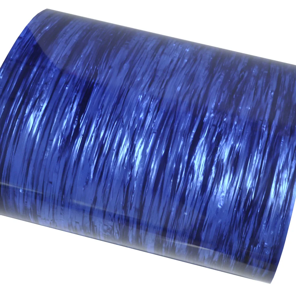 DIY Drum Wrap 0.50mm Wood Grain Blue Stripe Celluloid Sheet Musical Instrument Deco Sheet