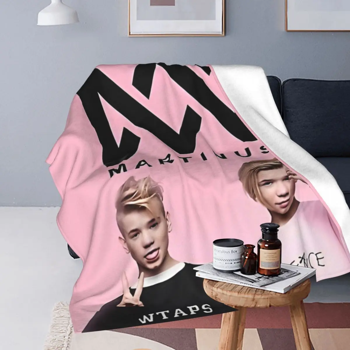 Pinky Marcus And Martinus Music Blankets Fuzzy Awesome Warm Throw Blanket for Coverlet Textile Decor