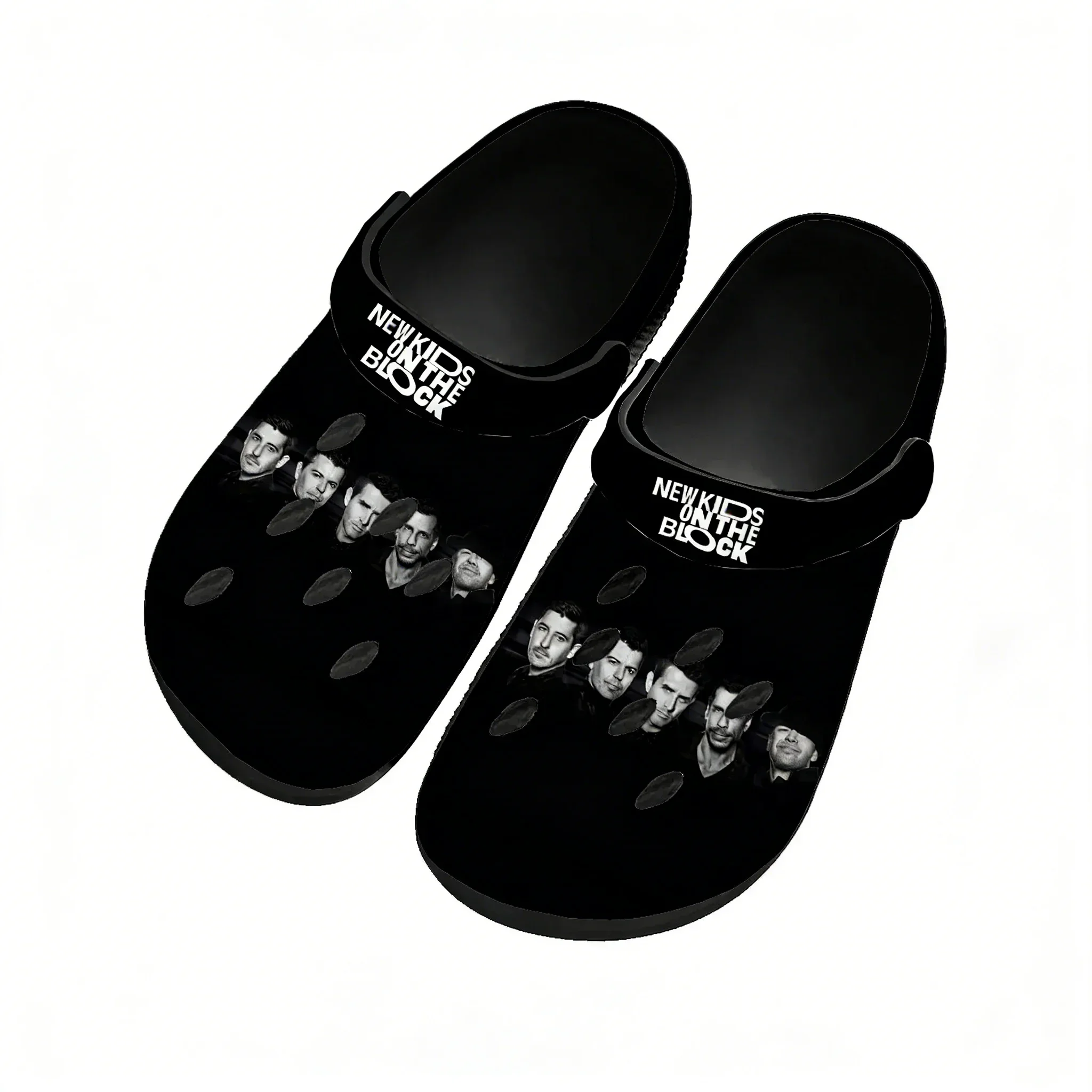 New Kids On The Block Water Shoes Mens Womens Comfortable Home Garden Clogs Customizd Sandals Beach Breathable Hole Slippers