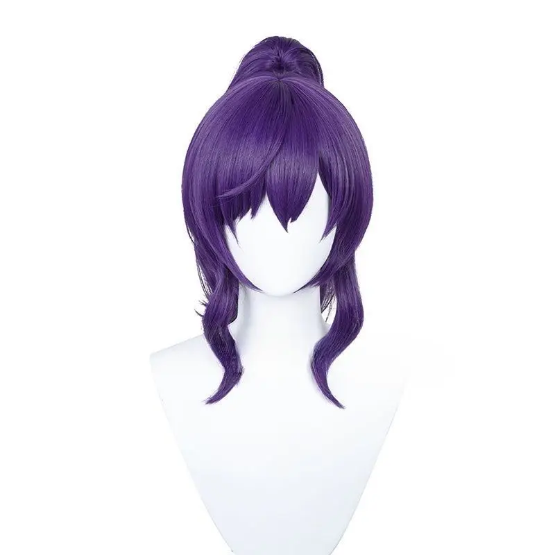 ‌ Projeto Sekai Hatsune Maki Peruca Cosplay - Kyona Maki e Futuro Peruca, Cabelo de Anime de Palco Colorido