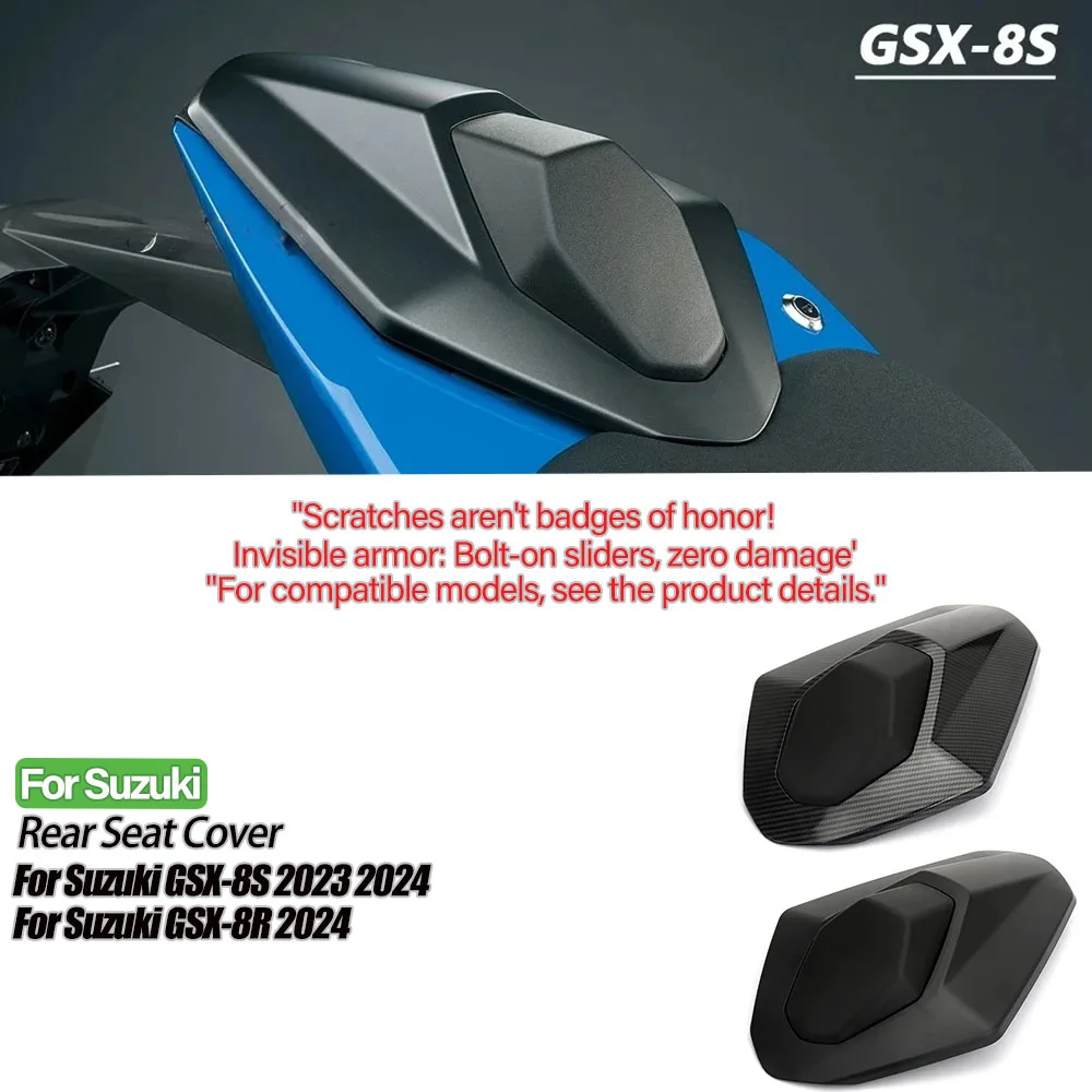 

NEW GSX-8S GSX-8R Motorcycle New Passenger Rear Seat Cover Cowl Fairing Tail Cover For Suzuki GSX8R GSX8S 2023-
