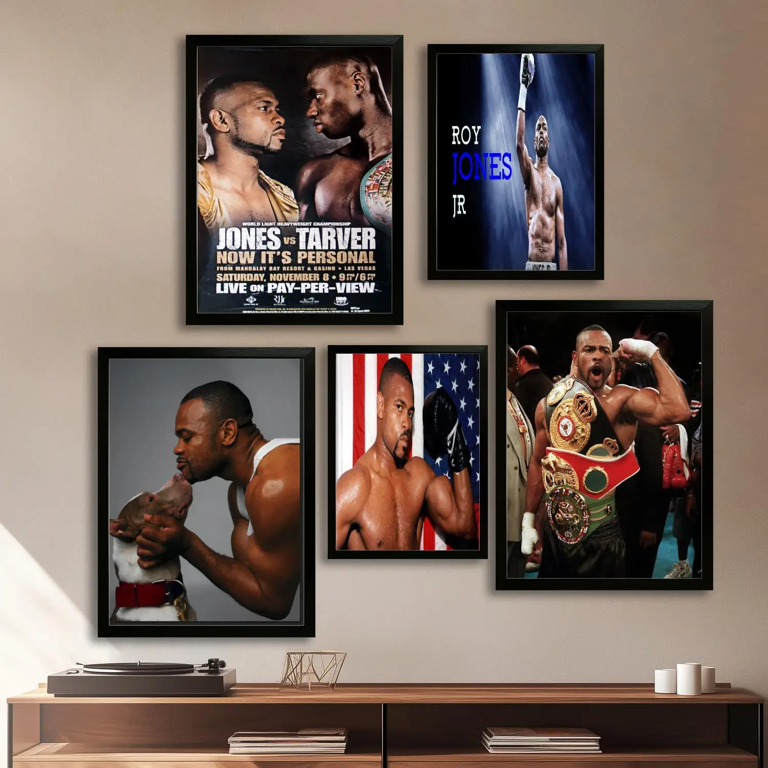 Roy Jones jr Холст Художественный постер и настенная картина с принтом, современные семейные постеры для декора спальни, декоративная живопись