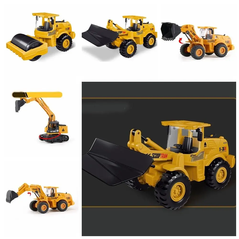 Plastic City Construction Excavator Models Inertial Gliding Dump Truck Manual Skills Development Intellectual Development