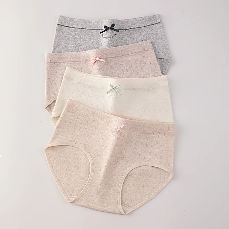 Women's Panties Set Pack Underwear Lady Women's Cotton Briefs Lingerie Sexy Triangular Underpants Seamless Intimates