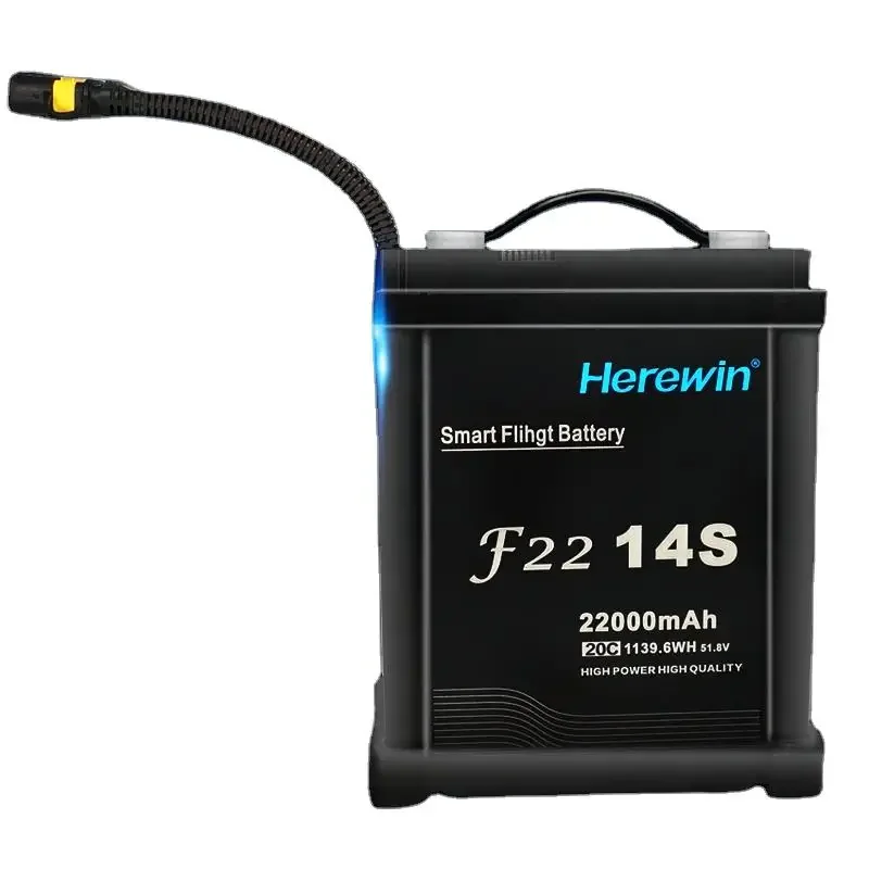 Herewin 22000MAH Intelligent battery 51.8v 14S 20C 1P Battery Agricultural Plant Protection