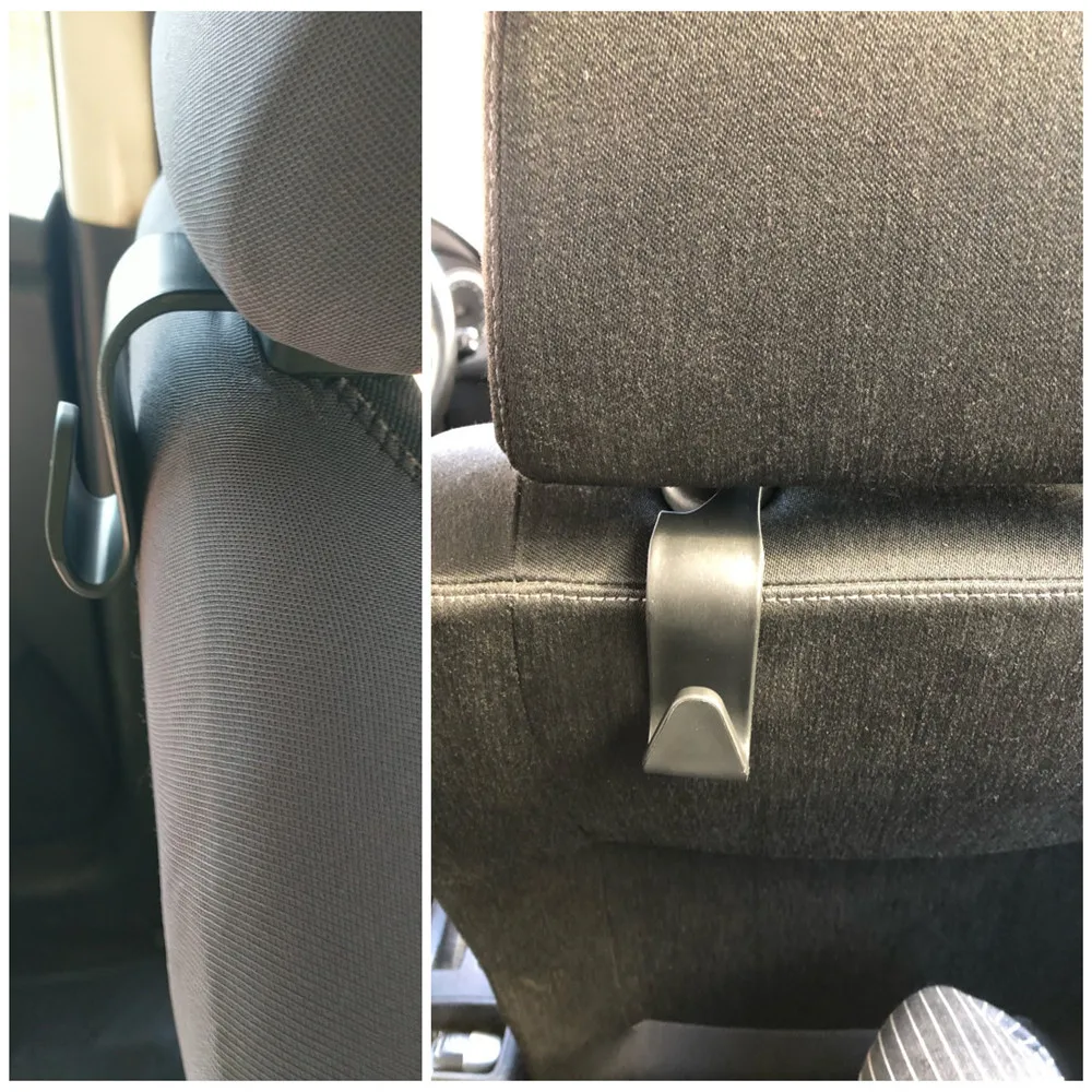 

1pcs Car Seat Back Storage Hook Vehicle Headrest for hyundai accent 1994 2000 i30 2007 2012