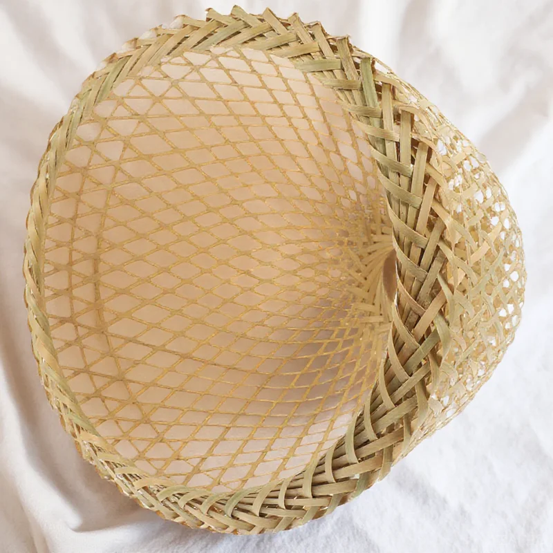 

Bamboo Lamp Cover Pendant Ceiling Shade Soft Bedroom Decorative Replacement Accessory Bamboo Light Cover Ceiling Lamp Shade Home