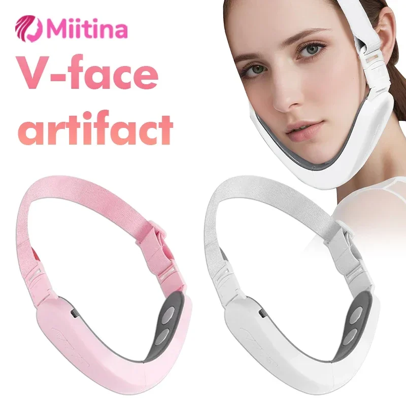 V Face Lifting Gerät Photonentherapie Vibration Gesichtsmassagegerät Gesicht Abnehmen Doppelkinnentfernung V Face Line Lift Hautpflege