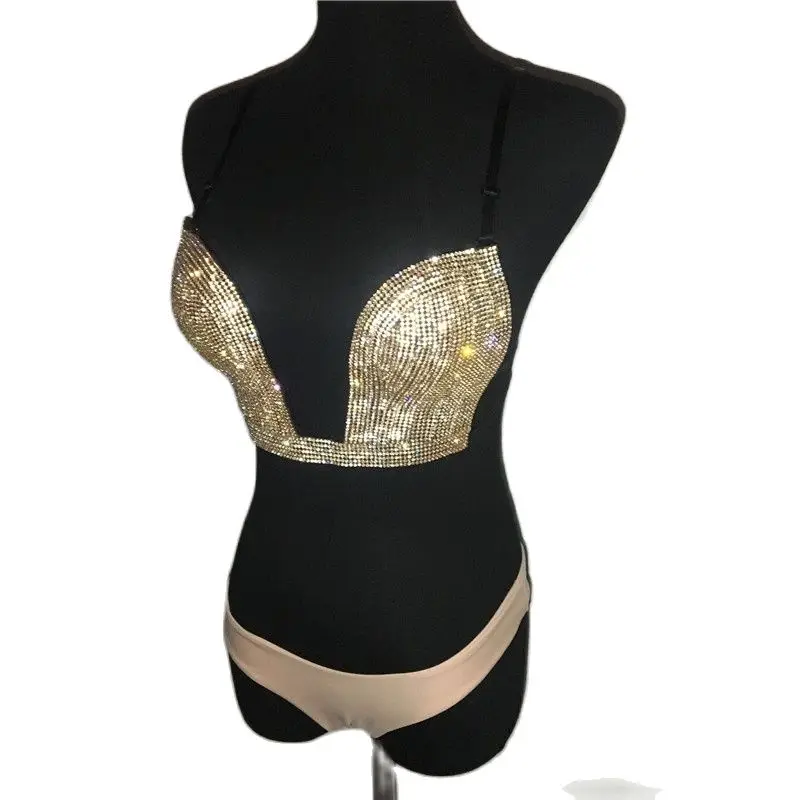 Ouro prata strass conjunto de biquíni feminino rendas até sutiã sexy tanga calcinha 2023 verão praia biquini maiô fatos de banho monokini