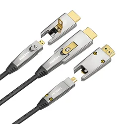 HDMI-compatible High-Speed Fiber optic cable 4K@60Hz 2.0 Optical Cable Alloy Adapter 18Gbps HDR10 4:4:4 HDCP2.2 for TV PS4 Xbox