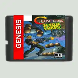 Contra Hard Corps NTSC 16Bit MD Game Card For Sega Mega Drive For Genesis