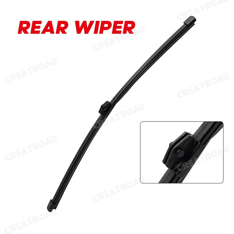 Wiper LHD Front & Rear Wiper Blades Set For Audi Q5 2008 - 2017 Windshield Windscreen Window Car Rain Brush 24\