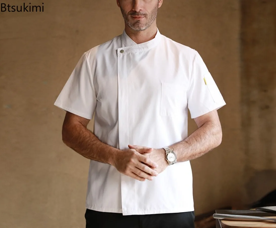 Chef แจ็คเก็ตฤดูใบไม้ร่วง/ฤดูหนาว Catering เครื่องแบบร้านอาหารห้องครัวเสื้อเบเกอรี่ Cafe Waiter/พนักงานเสิร์ฟ Workwear โรงแรมทําอาหารเสื้อผ้า