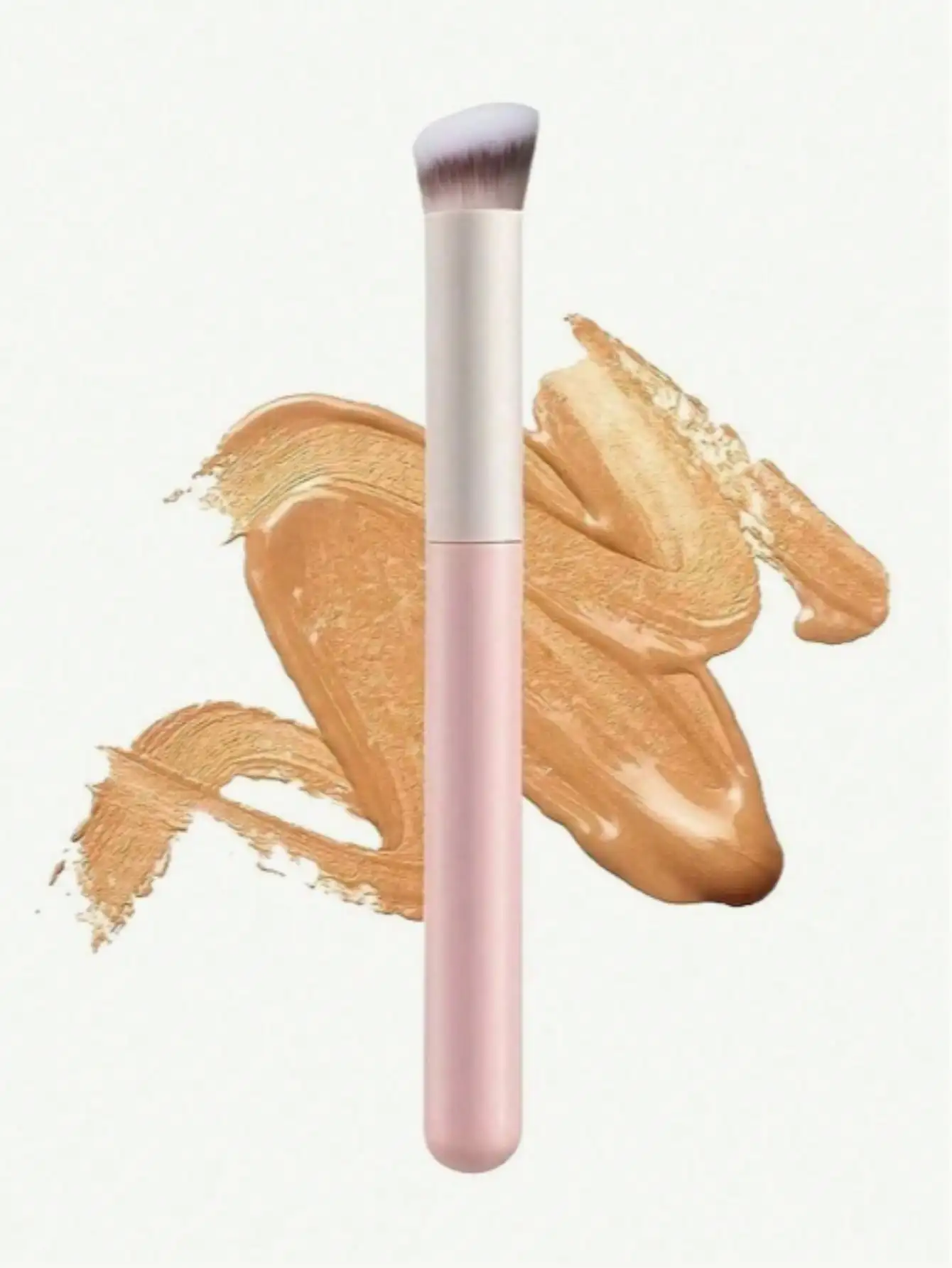 1 brocha correctora para sombra de ojos de color blanco brillante debajo de los ojos, adecuada para crema de ojos, corrector para cubrir imperfecciones, Halo Mixe