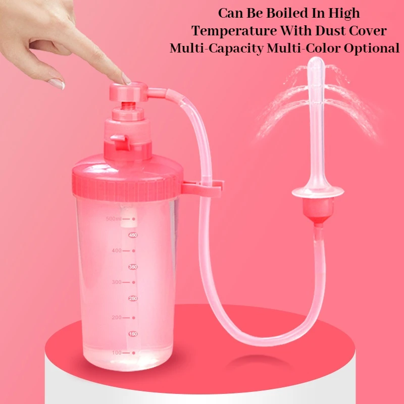 500ML Reusable Vaginal Cleaner For Women Vagina Internal External Personal Cleaning Device Spray Bottle for Doll Sex Accessoires