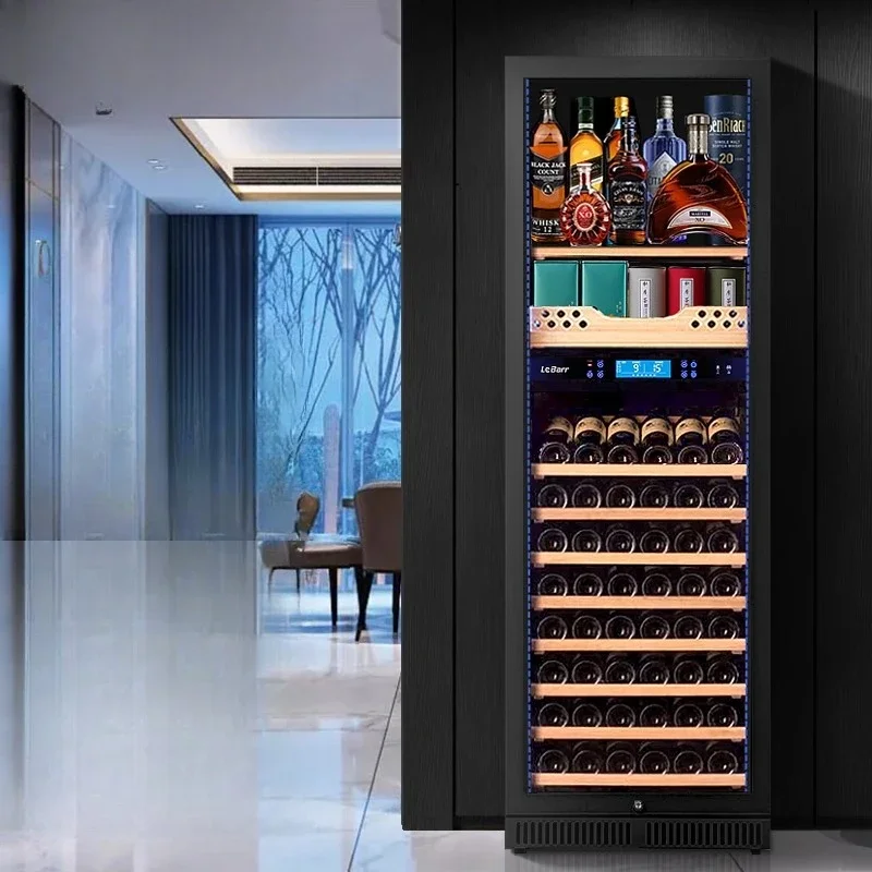 Constant Temperature Red Wine Cabinet Single and Double Temperature Household and Commercial Embedded Foreign Wine Customization
