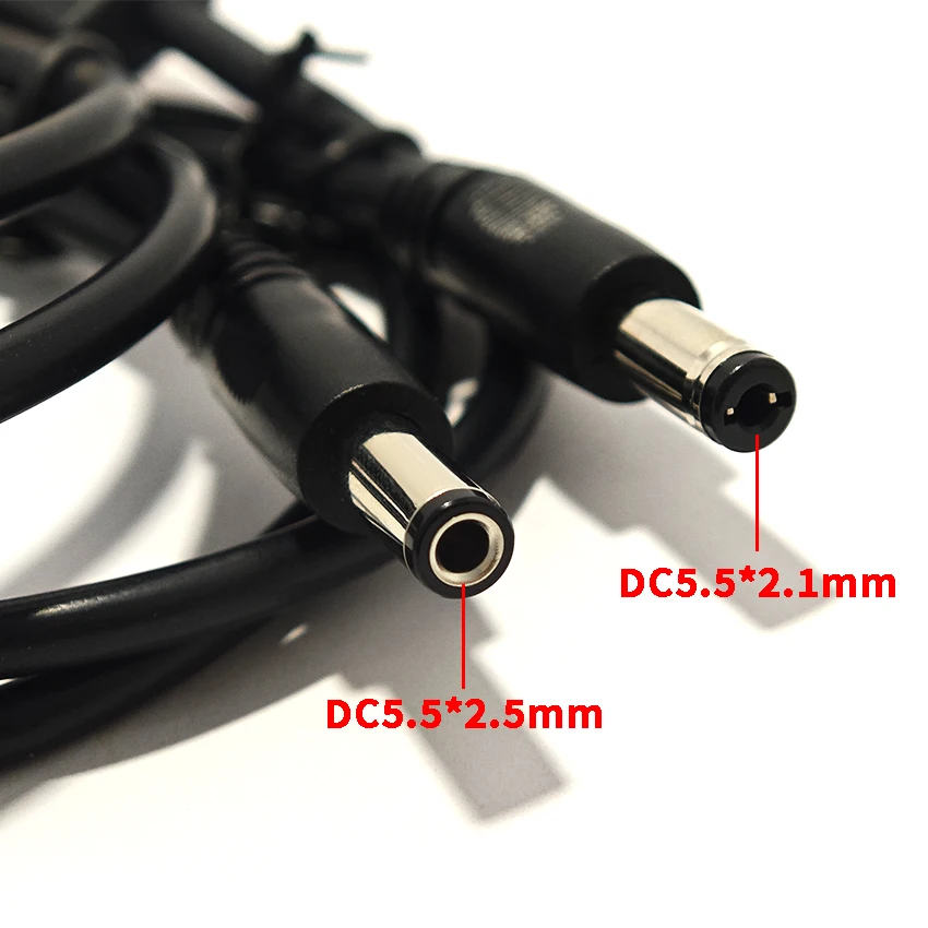 XT60 Male to DC5.5mm X 2.5mm Male DC5521 Power Adapter Cable Cord for Model Airplane Battery Special Soft Power Cord TS100/T12