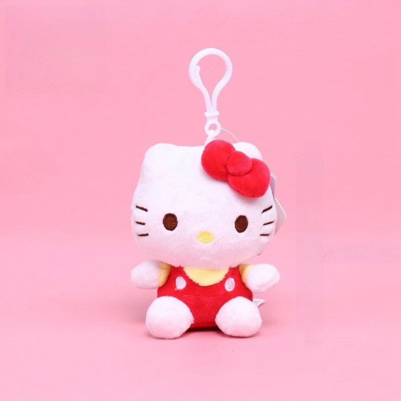 Breloczek Pluszowy Hello Kitty Kawakii, Uroczy Kreskówkowy Melody Kuromi, Ozdoba do Torby, Prezent