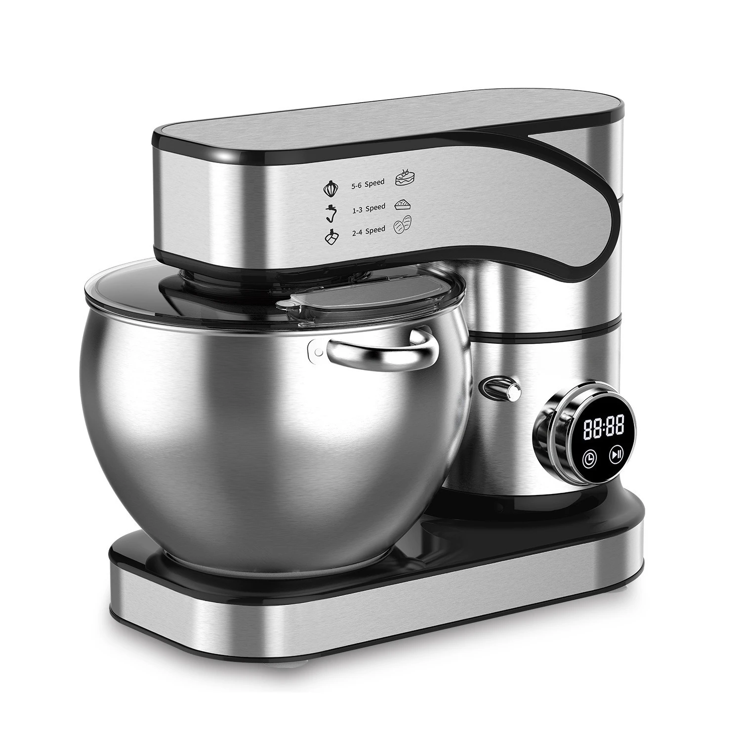 05004 Dough Kneader Household 12L Chef Machine Automatic Egg and Noodle Mixer